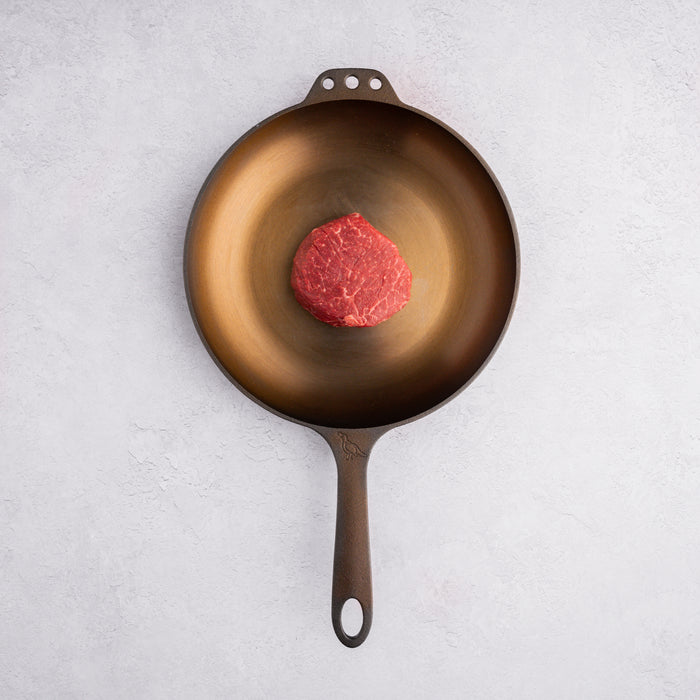 Filete tenderloin en sartén